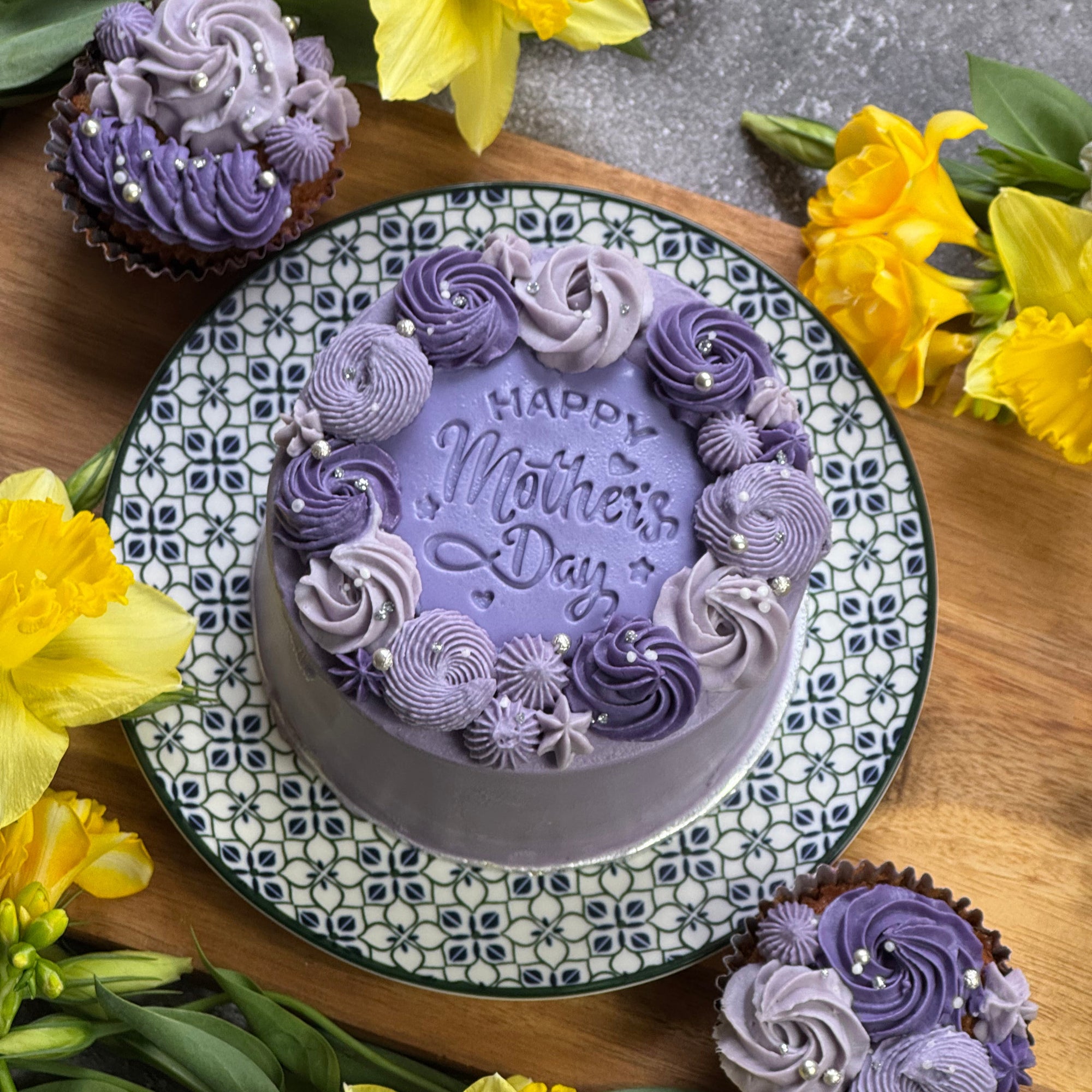 Mother's Day Citrus Blossom Cake
