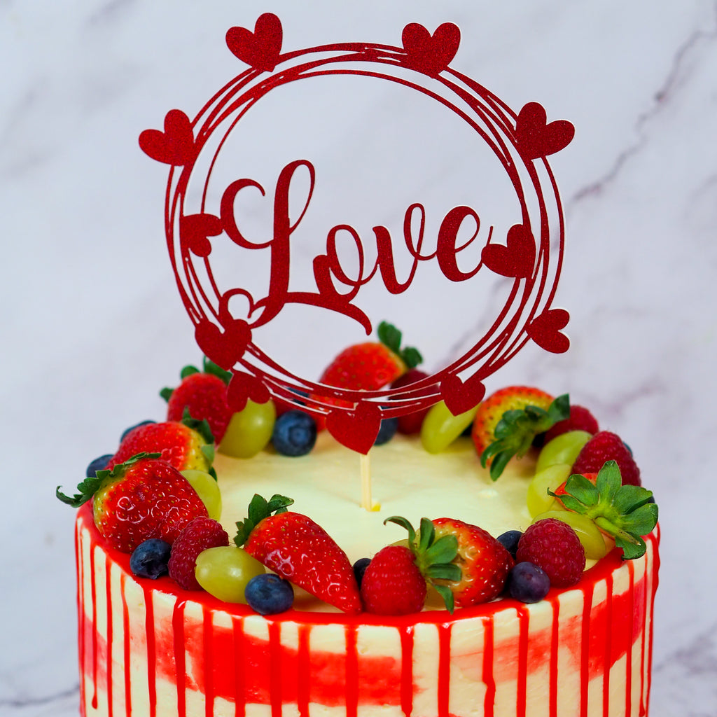 Valentine's Day Tres Leches Cake