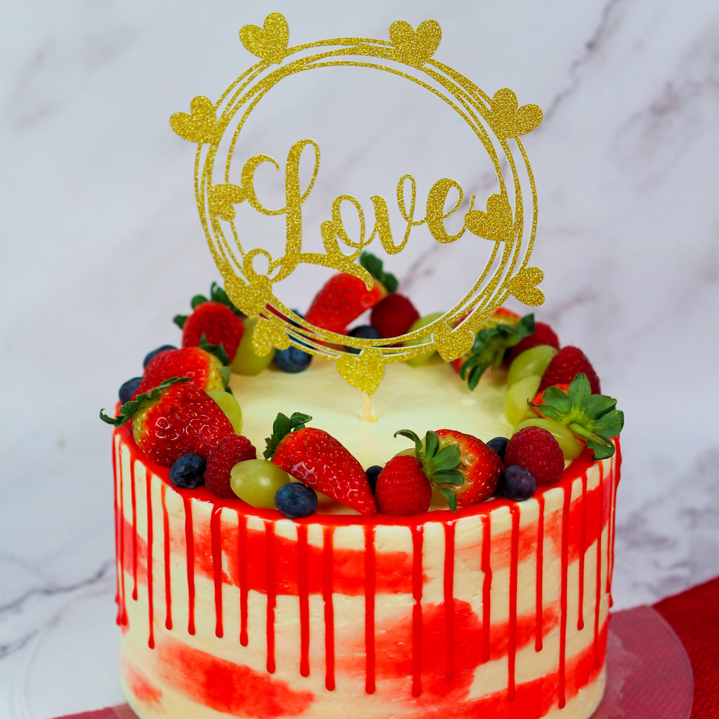 Valentine's Day Tres Leches Cake
