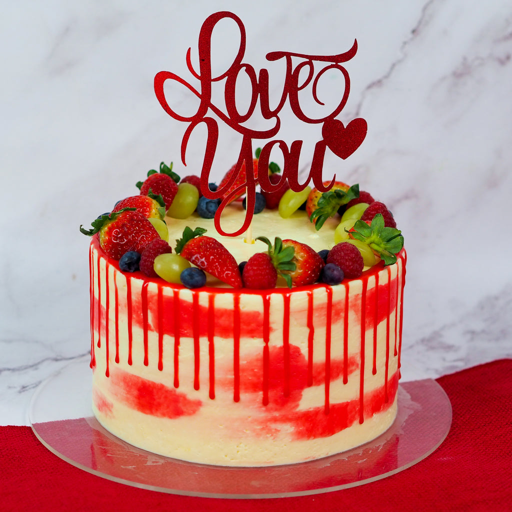 Valentine's Day Tres Leches Cake