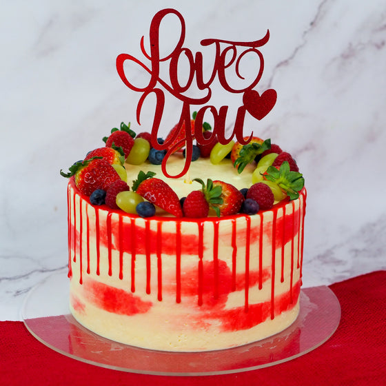 Valentine's Day Tres Leches Cake