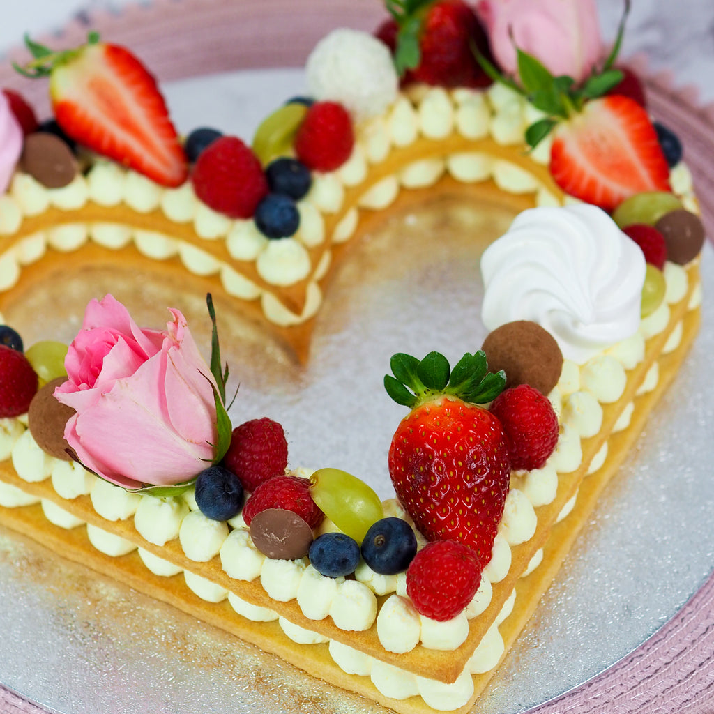 Valentine's Day Heart Biscuit Cake