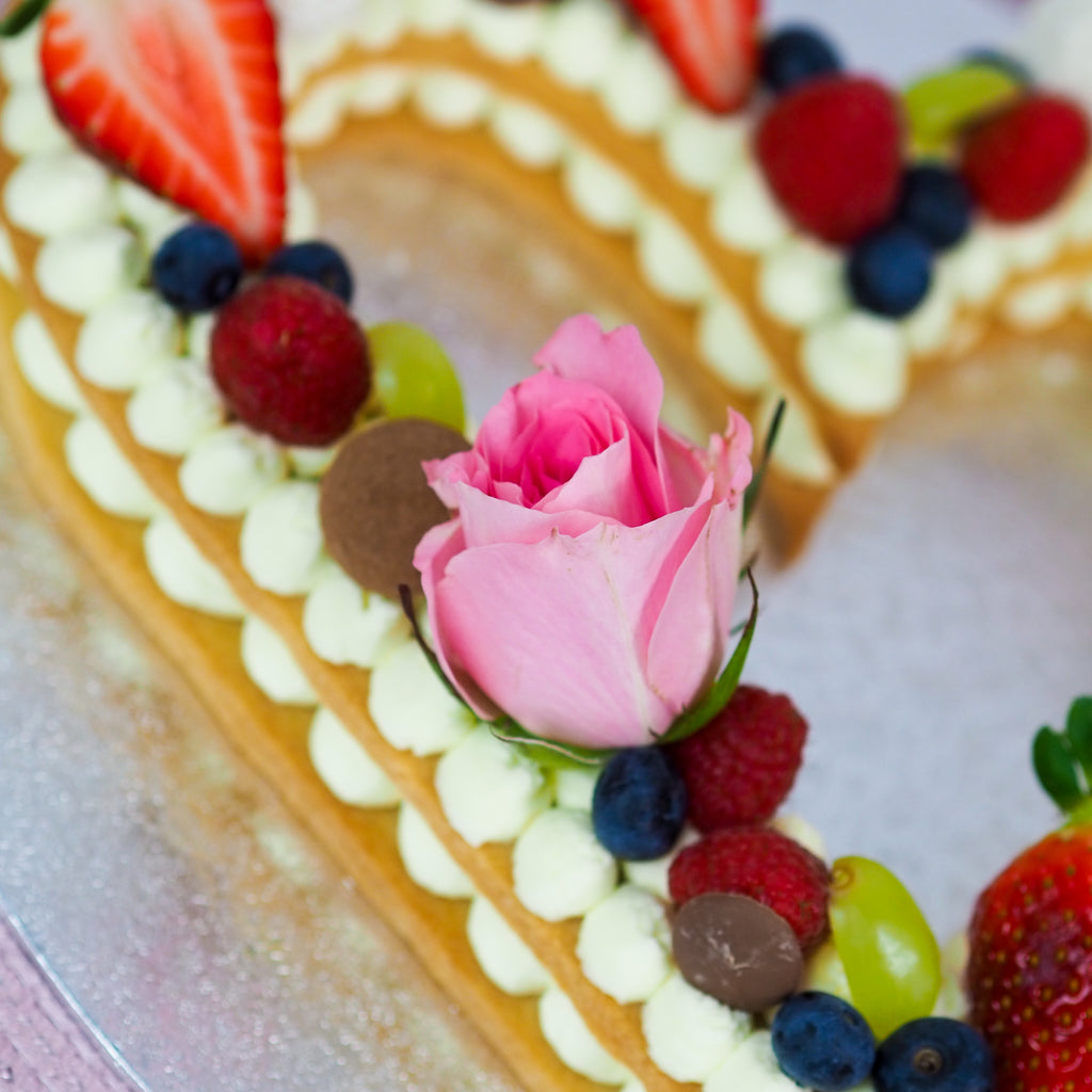 Valentine's Day Heart Biscuit Cake